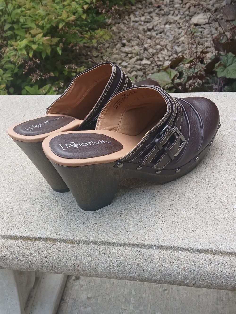Relativity vintage-style platform clogs Sz 7.5 M - Picture 8 of 12